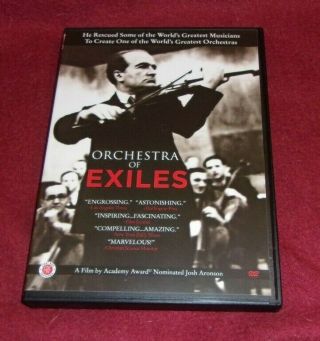 Orchestra Of Exiles Rare Oop Documentary Dvd Israel Philharmonic Orchestra