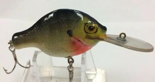 Vintage Bagley Small Fry Florida Balsa Unknown Brass Hardware Fishing Lure 2