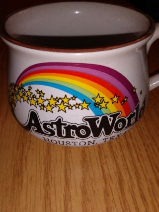 Houston Texas AstroWorld Mug Vintage Rare 1970s amusement park six flags 2