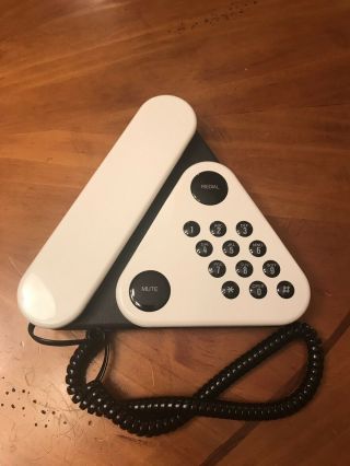 Rare And Unique Vintage 80’s Tritel Triangle Corded Telephone Model Hac Tti 323