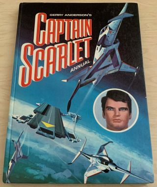 Captain Scarlet Annual (1967) Gerry Anderson Uk Hardcover Century 21 Rare