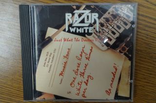 Razor White - Just What The Doctor Ordered Cd (1991 Thunder Records Rare Oop))