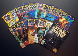 Extremely Rare Complete Set Of Star Wars Galaxy Magazines — Direct From Printer