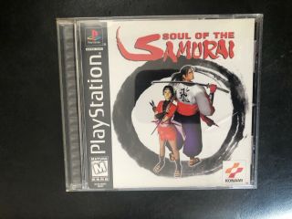 Soul Of The Samurai (sony Playstation 1,  1999) Ps1 Complete Cib Vgc Rare