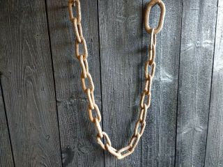 Heavy Duty Rusty Chain - Great Patina - Stage Prop - Art Material - 84cm Length