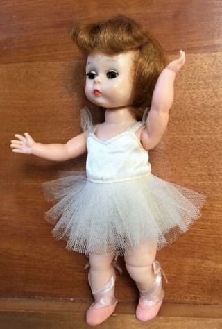 Vntg 1960s Alexander - Kins Wendy Ballerina Blw Doll W/jane Miller Tutu,  Lovely