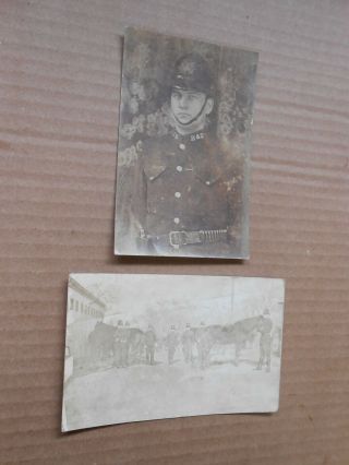 2 Antique Post Cards Wyoming Pa State Police Too B