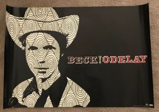 Beck Odelay 1996 Geffen Records Promo Poster 24x36 Rare