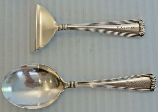 Sterling Silver Baby Spoon & Food Pusher Engraved " Danny "