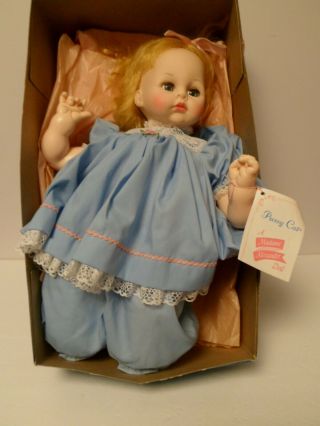Vintage Madame Alexander Pussy Cat Doll 5230 Blond Hair Blue Eyes Approx.  18 "