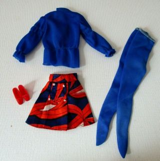 Vintage Mod Barbie 3337 All American Girl Complete Outfit