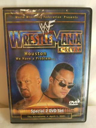 Wrestlemania X - Seven Wwe 17 Austin Rock Rare Dvd Disc Set Official Us Region 1