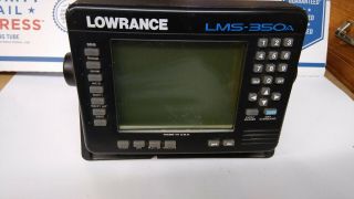 Lawrance Lms - 350a Head Unit With No Power Cable Or Transducer Rare