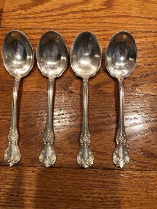 Sugar Spoons Towle Old Master Sterling Silver Flatware Set Of 4 30g Grams Each