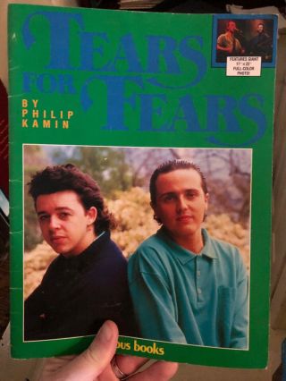 Tears For Fears Rare Photo & Poster Book By Philip Kamin 1985 Roland Orzabal