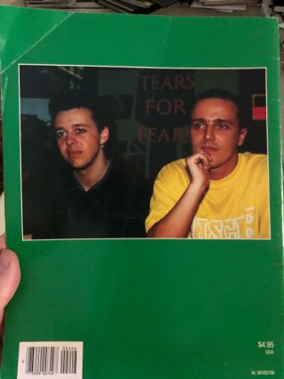 Tears for Fears Rare Photo & Poster Book by Philip Kamin 1985 Roland Orzabal 2