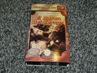 Rare Horror Vhs El Baron Del Terror Abel Salazar Cine Mexicano Venus Pictures