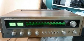 Rare Vintage Onkyo Tx - 666 Solid State Stereo Receiver,  Phono,  2 Aux Etc.
