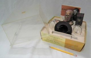 Rare Vintage Complete Vintage Thomas A.  Edison Lionel Toy Electric Lamp Kit