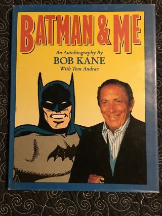 " Batman And Me " Signed/numbered (1042/2500) By Bob Kane Rare Creator Of Batman