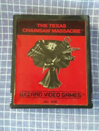 Texas Chainsaw Massacre (atari 2600,  1983) " Very Rare "