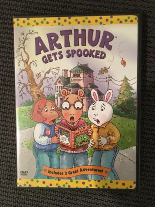 Arthur Gets Spooked Dvd 2003 Rare Htf Out Of Print Sony Wonder