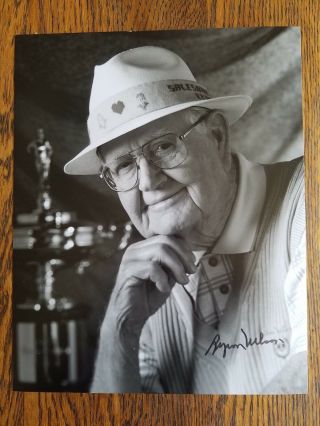 Rare,  Signed Golf Great,  Byron Nelson.  8x10.