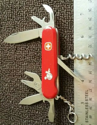 Retired Rare Wenger Swiss Army 85mm Mustang Multi Tool Pocket Knife Sak
