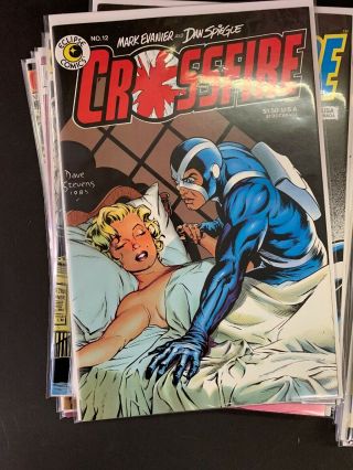 CROSSFIRE 1 - 26 The RARE DAVE STEVENS MARILYN MONROE COVER ECLIPSE 1984 - 88 VF NM 3