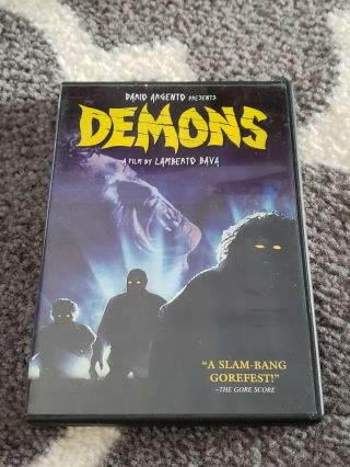 Demons Dvd 1985 By Dario Argento Stars Natasha Hovey Horror Lamberto Bava Rare