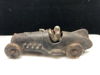 Hubley Cast Iron 1789/1791 Racer 5 Race Car 5” Inch Black Vintage Old Rare