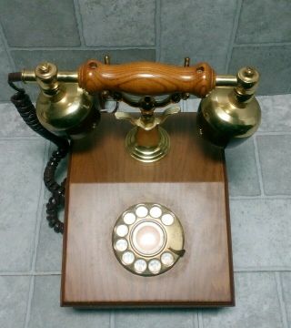 Vintage Retro Antique Phone Wired Corded Landline Telephone Home Desk Decor