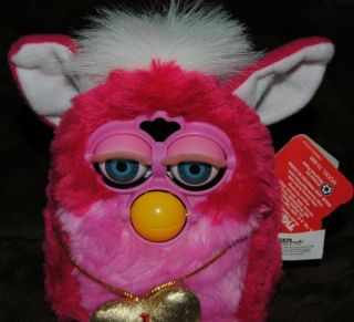 Pink and Magenta I love You Furby 1999 RARE Valentine ' s Limited Edition 3