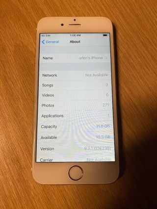 RARE - Apple iPhone 6 - 16GB - iOS 9.  3.  1  Jailbroken 2