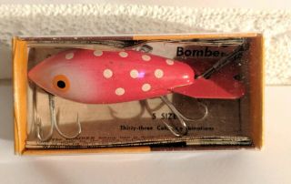 Vintage Bomber Wood Lure And Box