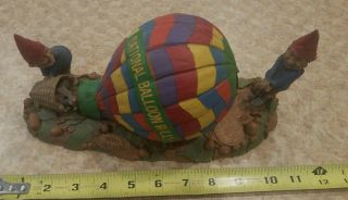 Frank Wolfe 2000 Gnomes Three To Get Ready National Balloon Rally Statue Rare