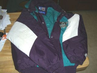 Starter Nhl Anaheim Mighty Ducks Team Winter Jacket Coat Vintage Rare Size Xl