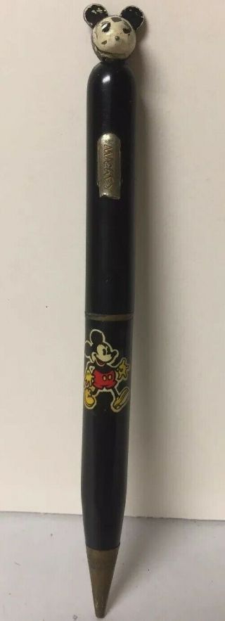 Rare Vintage Mickey Mouse Inkograph Mechanical Pencil Disney,