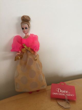 Vintage Topper Dawn Doll Model Agency Denise Doll 6.  5 Inch
