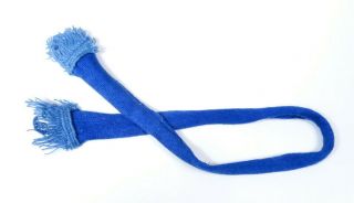 Htf Vintage Barbie Dolls Pak Blue Knit Scarf / Belt 3day