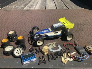 Vintage Team Associated Rc10 Graphite Mid Motor Brushless Rare.  W/extras
