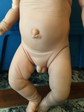 Vintage Baby Boy Doll By Jesmar Anatomically Correct 16” Height 3