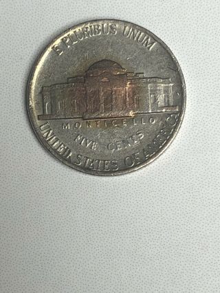 Error Nickel On Penny Planchet - Jefferson 1979 Nickel - rare - Circulated. 3