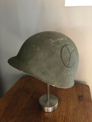Vintage Vietnam War Sept 19 1967 Us Army Infantry Helmet Liner Rare