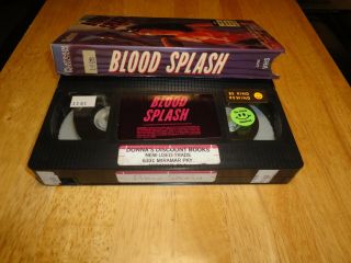 Blood Splash (VHS,  1988) Platinum Productions Banned Horror Slasher Very Rare 3