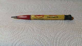 Antique " Pennzoil,  Norton Oil Co. ,  Inc,  Phone Lemont 324 " Mechanical Pencil