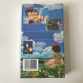 KIKI’S DELIVERY SERVICE Studio Ghibli SPANISH VHS Rare DISNEY Espanol 2