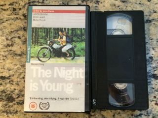 The Night Is Young Rare Oop Pal Format Vhs Not On U.  S Dvd 1986 Juliette Binoche