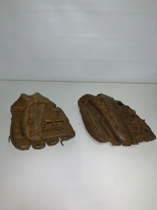 2 Rare Vintage Sears Roebuck Baseball Gloves 1 Ted Williams 1688 Other 1617