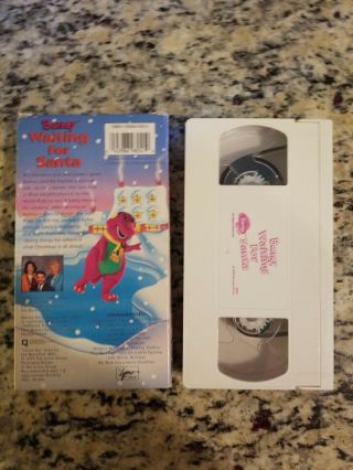 Barney Waiting for Santa (VHS,  1992) Christmas Holidays RARE 3